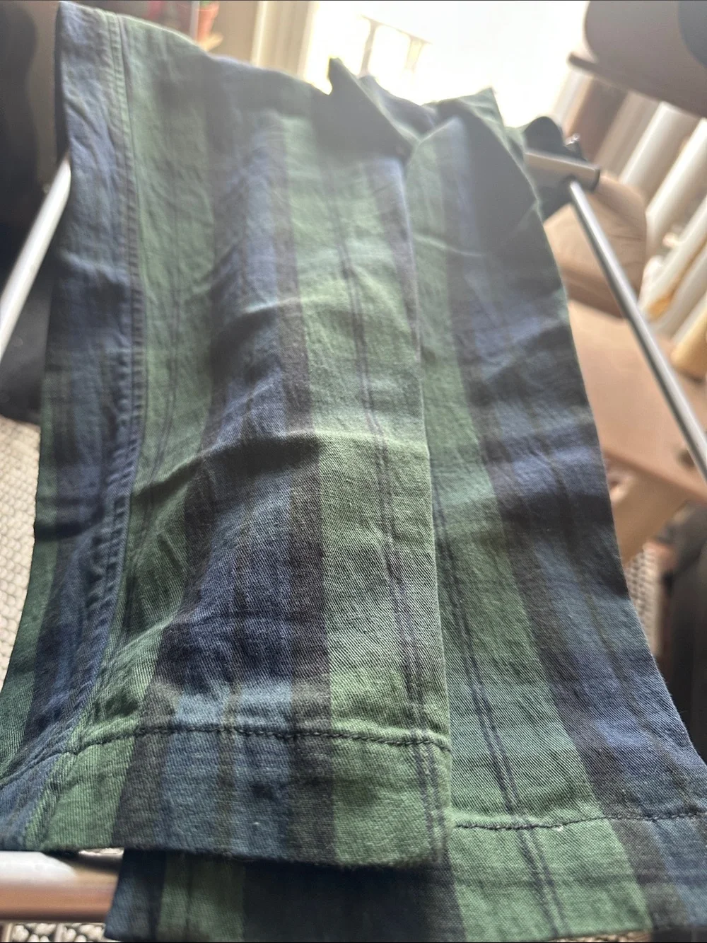 Levi's XX Chino Standard Taper Green Plaid Men's Pants